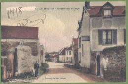 CPA Rare, Colorisée & Légèrement Gaufrée - YVELINES - FONTENAY SAINT PERE - LE MOUTIER - ENTRÉE DU VILLAGE - Animation - Autres & Non Classés