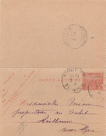 TUNISIE  ENTIER POSTAL - Briefe U. Dokumente