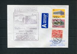 1993 Iceland Europa MAXIM GORKI Ship Cover. - Brieven En Documenten