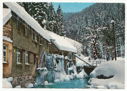 Die Hexenlochmühle Im Winterlichen Schwarzwald - Zw. St. Märgen U. Furtwangen - 1968 - Furtwangen