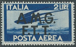 1947 TRIESTE A POSTA AEREA DEMOCRATICA 2 LIRE MNH ** - RE2-2 - Luftpost