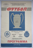 Football Program UEFA Champions Cup 1986-87 FC Dynamo Kyiv USSR - FC Porto Portugal - Libros