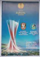 Football Program  UEFA Europa League 2013-14 FC Shakhtyor Karagandy Kazakhstan - Maccabi Haifa FC Israel - Libros