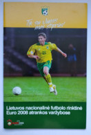 Football Booklet - Lithuania National Team EURO 2008 - Livres