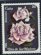 CUBA - Flore, Roses - Mi 2851-2852 - MNH - 1984 - Autres & Non Classés