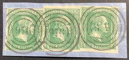 Preussen Mi. 9a SELTEN MIT NR-STEMPEL 1858 4 Pf Stempel 976 MÜHLHEIM RUHR (Rheinland Düsseldorf - Gebraucht