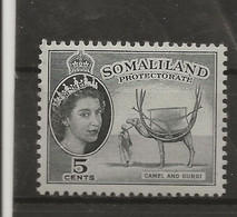 Somaliland, 1953, SG 137, Mint Hinged - Somalilandia (Protectorado ...-1959)