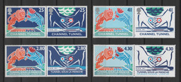 Émission Commune FRANCE-GRANDE BRETAGNE 1994 - Les Huit Timbres ** (Yvert 2880 à 2883 / 1758 à 1761) - Other & Unclassified