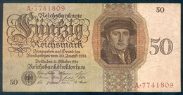 Deutschland, Germany - 50 Mark, Reichsbanknote, Ro. 170 A ,  ( Serie D/A  ) 1924 ! - 50 Reichsmark