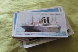Chromo Wills Bateau Paquebot  " S.S Lapland  "  N° 30 Red Star Liner - Wills