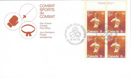 CANADA  1975 FDC B7,B8,B9 MONTREAL OLYMPICS - Cartas & Documentos