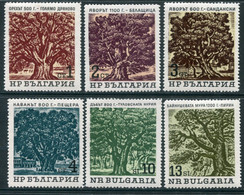 BULGARIA 1964 Old Trees MNH / ** .  Michel 1502-07 - Ungebraucht