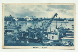 MASSAUA - IL PORTO 1937  VIAGGIATA FP - Eritrea