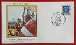 SLOVENSKO SLOVAKIA 1995 KOSICE JAN PAVOL II POPE JOHN PAUL II VISIT - Lettres & Documents