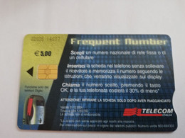 ITALIA CHIPCARD € 5,00  FREQUENT NUMBER     USED   ** 5161** - Publiques Ordinaires