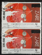 ZAIRE 1992 Stamp Surcharged. USADO - USED. - Gebruikt