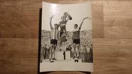 Cyclisme - Photo Course De La Paix 1966 - 8e Etape, Circuit De Varsovie - Smolik (2e),  Desvages (1er), Bobekaw (3e) - Other & Unclassified