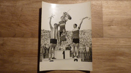 Cyclisme - Photo Course De La Paix 1966 - 8e Etape, Circuit De Varsovie - Smolik (2e),  Desvages (1er), Bobekaw (3e) - Sonstige & Ohne Zuordnung