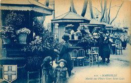 Marseille * Le Marché Aux Fleurs * Cours St Louis * Kiosque Fleuriste - Canebière, Stadscentrum