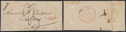 Précurseur - LAC Imprimée + Facture Datée De Péruwelz (1834) + Griffe Manusc. Péruwelz Port "25" > Solières (Huy) - 1830-1849 (Belgio Indipendente)