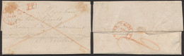 Précurseur - LAC Datée De Lokeren (1837) + Cachet Dateur à Perles (Type 13) Et P.P. > St-Nicolas - 1830-1849 (Belgio Indipendente)