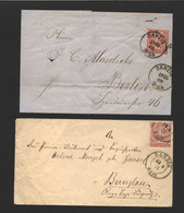 NDP,2 Briefe Mit Danzig O,(128) - Covers & Documents