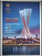 Football - Official Program UEFA Europa League FINAL 2015 FC Dnipro Ukraine - Sevilla FC Spain - Libros