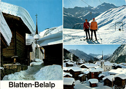 Blatten-Belalp - 3 Bilder (18476) * 6. 3. 1974 - Blatten