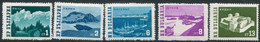 BULGARIA 1962 Landscapes  MNH / **.  Michel 1314-18 - Neufs