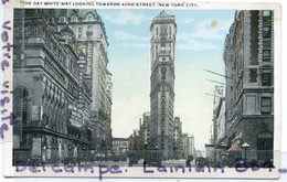 - New York City - The Gay Whithe Way Looking Towards, 42, Animation, Non écrite, TBE, Scans. - Other Monuments & Buildings