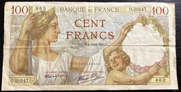 Billet De 50 Francs Type Sully - 3 Avril 1941 - 100 F 1939-1942 ''Sully''