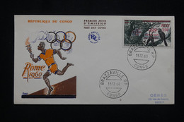 CONGO - Enveloppe FDC En 1960 - Jeux Olympiques - L 94091 - FDC