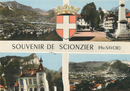 / CPSM FRANCE 74 "Souvenir De Scionzier" - Scionzier