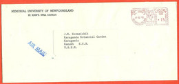 Canada 1972. The Envelope Passed The Mail. Airmail. - Vignettes D'affranchissement (ATM) - Stic'n'Tic
