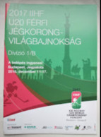 Hockey-U20 World Championship 2016 Official Program Div.I, Group B-Ukraine,Italy,Poland,Hungary,Great Britain,Slovenia - Books