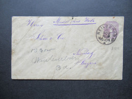 AD Württemberg 1889 GA Umschlag Von Heilbronn Nach Nürnberg Verwendung: Muster Ohne Werth - Postwaardestukken