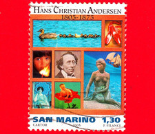 SAN MARINO - Usato - 2005 - Artisti - 200 Anni Della Nascita Di Hans C. Andersen - 1.30 - Gebraucht
