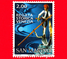 SAN MARINO - Usato - 2005 - Regata Storica Delle Gondole Di Venezia - Regatante  - 2.00 - Gebraucht