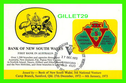 PAYS DE GALLES - BANK OF NEW SOUTH WALES - MULTIVUES - FIRST BANK IN  AUSTRALIA - ESTAMPE 1972 - - Zu Identifizieren