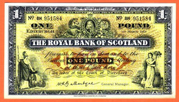 ROYAUME UNI - SCOTLAND - 1 Pound Du 18 April 1958 - Pick 324b - 1 Pound