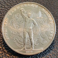 Russia 10 Rubles 1979 "1980 Summer Olympics In Moscow - Weightlifting" - Rusland