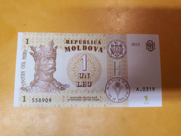 MOLDAVIE 1 LEU BILLET NEUF - Moldavië