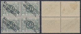 Taxe - TX9A Surchargé Wauthier-Braine / Wouter-Brakel En Bloc De 4 (3 ** Et 1*) Qualité Mixte ! A Examiner. - Stamps