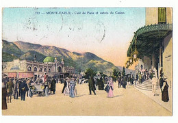 MONACO - Monte Carlo, Café De Paris, Timbre Et Cachet - 255 - Cafes & Restaurants