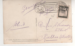 Beau Timbre , Stamp Yvert N° 48  Sur Cp , Carte , Postcard Du 30/08/1938 - Covers & Documents