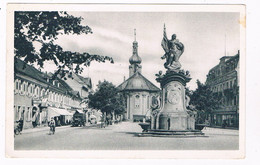 D-12467   RASSTATT : Kaiserstrasse Mit Kirche U. Bernhardusbrunnen - Rastatt