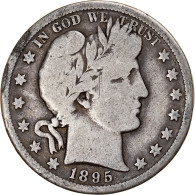 Monnaie, États-Unis, Barber Half Dollar, Half Dollar, 1895, U.S. Mint, San - 1892-1915: Barber