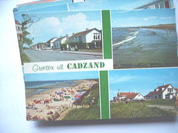 Nederland Holland Pays Bas Cadzand Dorp Met Strand En Witte Huizen - Cadzand