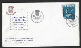 1966 - FDC - Angola - I Philatelic Exhibition Of The Bank Employees of  Angola - FDC