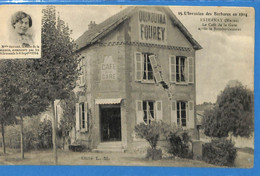 51 - Marne - Esternay - Le Café De La Gare Apres Le Bombardement (N4216) - Esternay